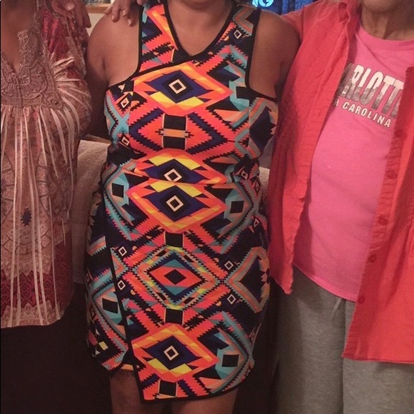 GB Junior’s Aztec Scuba Dress - Picture 8 of 8